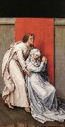 WEYDEN, Rogier van der Crucifixion Diptych Sweden oil painting artist